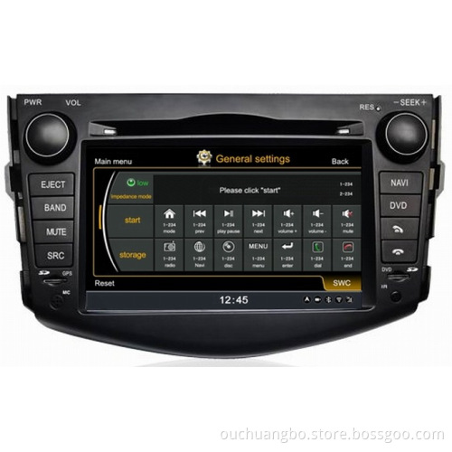 Ouchuangbo Car Radio DVD for Toyota RAV4 (2009-2012) S100 Platform 3G Wifi Bluetooth Audio